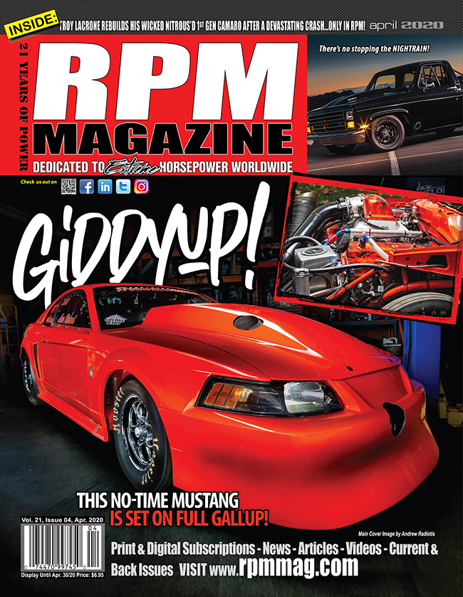 Cover of April 2020 RPM Magazine