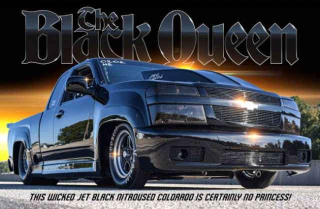 Black Chevy Colorado Pro Street Truck