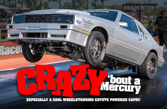 Cool Wheelstanding Coyote Powered Mercury Capri