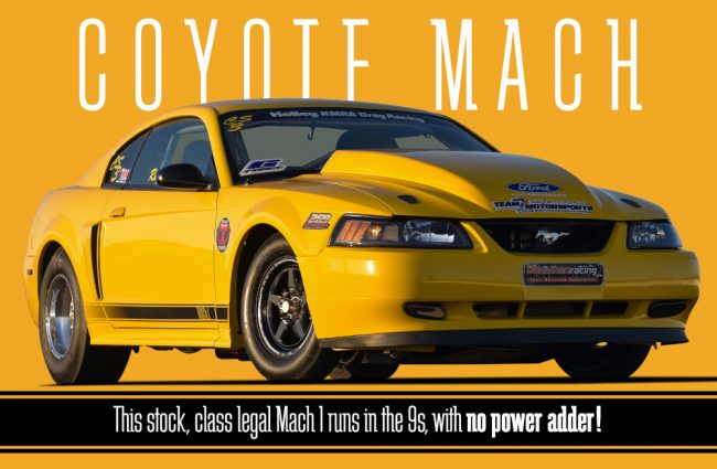 Stock, Class legal Mach 1 Mustang with no Power Adder