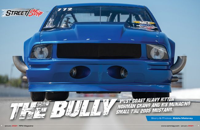 Norman Chang's Blue 2005 Small Tire Mustang