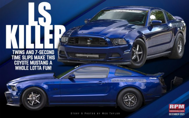 Royal Blue 7 second Coyote Mustang
