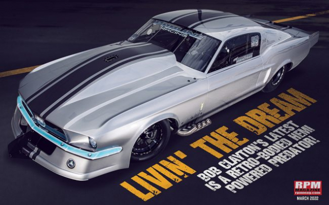 Bob Clayton's Hemi powered silver Ford Mustang